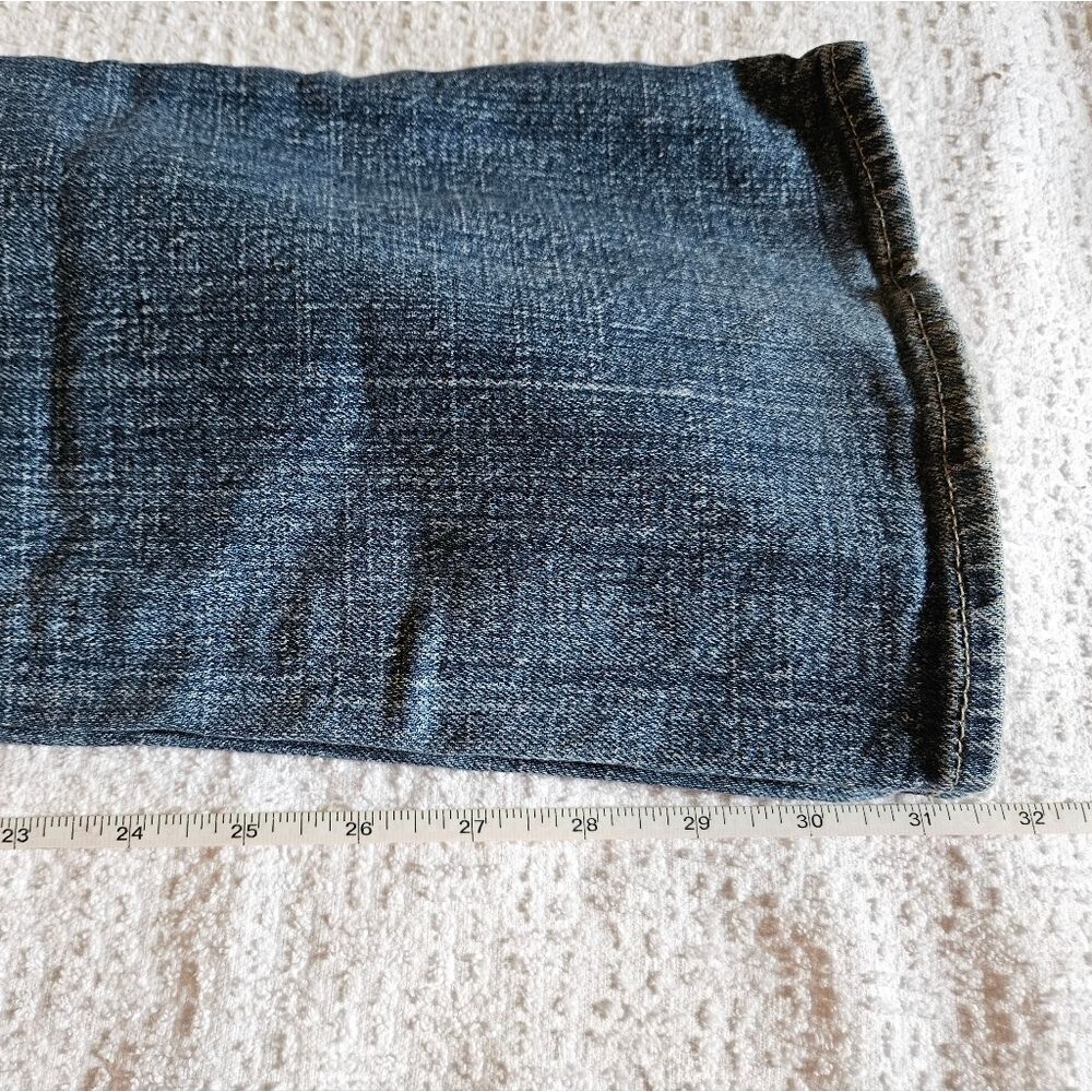 7 For All Mankind women's jeans. Pink sequenon back pockets, Y2K style - Picture 4 of 6